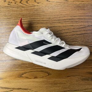 Adidas ADIZERO ADIOS PRO 4 White Black Red JR1094 Men’s Running Size 11.5 NEW